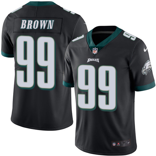 Youth Limited Jerome Brown Nike Jersey Black - #99 Rush NFL Philadelphia Eagles